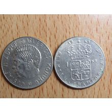 Sweden 1969 1 Krone Coin