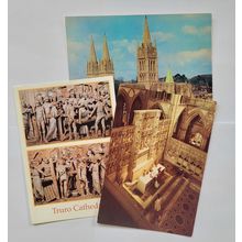 Postcards Truro Cathedral, Cornwall. Job lot
