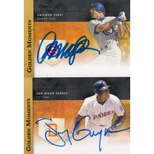 RYNE SANDBERG & TONY GWYNN AUTOGRAPHED 2012 CUBS & PADRES HOF ALL-STAR PLAYERS