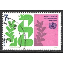 AUSTRALIA 1973: 25th ANNIVERSARY WORLD HEALTH ORGANISATION - 7c USED (G5)