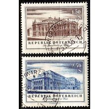 ÖSTERREICH AUSTRIA [1955] MiNr 1020-21 ( O/used ) Architektur