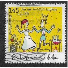 GER 2019 €1.45 + 0.55 'BRAVE LITTLE TAYLOR' FINE USED (EBID77-038)