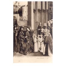 CHANTILLY. Museum CONDE France La Chasse de Ste-Perpelue unused vintage postcard