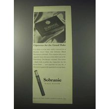 1959 Sobranie Black Russian Cigarettes Ad - Grand Duke