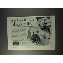 1959 Zeiss Ikonette Camera Ad - She'll Love