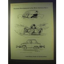 1959 Solex Carburettor Ad, Technical Developments No. 1