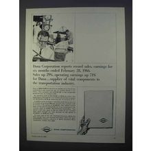 1966 Dana Corporation Ad - Reports Record Sales