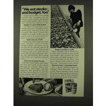 1973 Adolph's Meat Tenderizer and Meat Marinade Ad