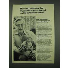 1973 Institute of Life Insurance Ad - My Grandson