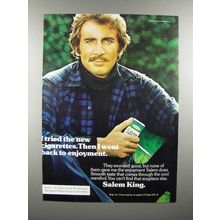 1976 Salem Cigarettes Ad - Back to Enjoyment