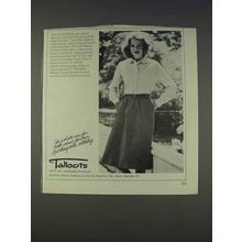 1977 Talbots Ad - Marisa Christina Shirt