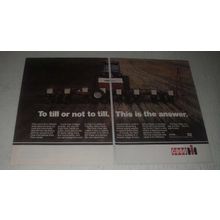 1985 Case Early Riser Planter Ad - To Till or Not to Till. This is the Answer
