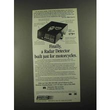 1988 I.S. Nady MRD-300 Motorcycle Radar Detector Ad