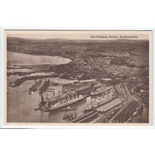 The Floating Dry Docks Southampton Postcard Hampshire SN114