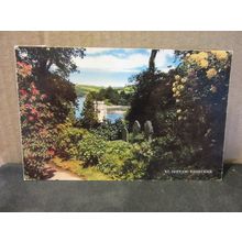 ST. JUST-IN-ROSELAND, CORNWALL used vintage postcard by J. Salmon 1975 pm =