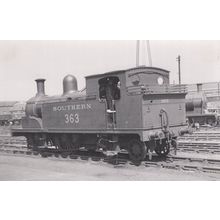 LSWR Southern Railway No 363 Train At Clapham Station Photo