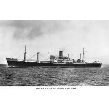 Piako Ship The New Zealand Shipping Company Old Plain Back Photo Postcard