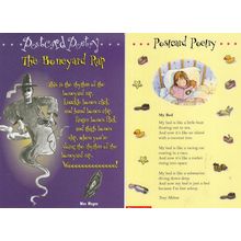 The Boneyard Rap & Other Poems Childrens Poetry Book Advertising 2x Postcard