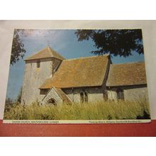 SAXON CHURCH, WINTERBOURNE GUNNER, WILTSHIRE unused postcard DURNFORD W. I =