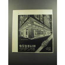 1956 Gubelin Watch Ad - Our Lucerne Store