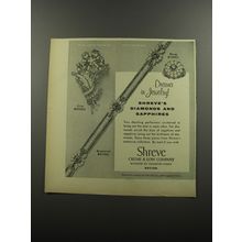 1956 Shreve, Crump & Low Jewelry Advertisement - Drama in Jewelry