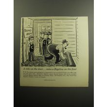 1957 Bigelow Carpets Advertisement - cartoon by Syd Hoff