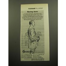 1957 Gordon of Philadelphia Turf Jacket Advertisement - Racing form