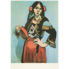 Henri Matisse L'Espagnol Painting Postcard