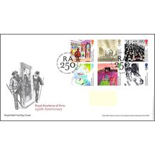2018 GB FDC - Royal Academy of Arts - Typed Address