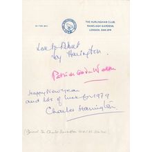 Charles Harington WW1 Boer War Chanak Crisis Military Leader Hand Signed Letter
