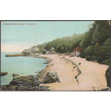 Babbacombe Beach, Torquay, Devon, c.1905 - Ettlinger Postcard