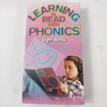 Learning to Read with Phonics Sight Words by Goodtimes - 1998 - VHS Tape - Used