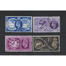 GB.75th Anniversary of Universal Postal Union set of 4.Fine Used.Jul25