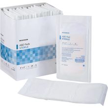 Mckesson Abdominal Pads, Sterile, Nonwoven Cellulose, 5 in X 9 In, 20 Count, 20
