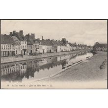 Quai du Haut Pont, Saint Omer, c.1905-10 - Lévy CPA LL12