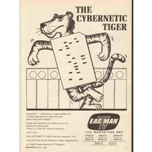 eastman tv 1965 cybernetic tiger television marketing rep vintage ad
