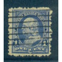 Used 247 1c Benjamin Franklin Fine M02760