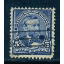 Used 281 5c Ulysses S. Grant Barely Clears M04736
