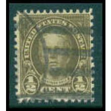 Used 653 1/2c Nathan Hale Barely Clears M10293