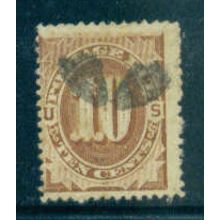 Used J5 10c Postage Due Average C0772
