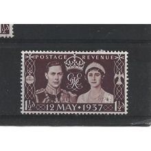GB.1937 Coronation stamp.Mounted Mint.Jul25c