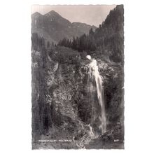 WASSERFALL BEI VOLDERAU, AUSTRIA unused vintage postcard 1960's #