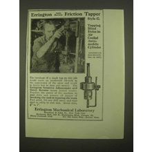 1922 Errington Auto Reverse Friction Tapper Style C Ad