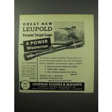 1956 Leupold 8 Power Westerner Scope Ad - Varmint