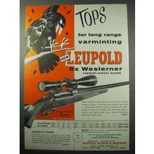 1956 Leupold 8x Westerner Scope Ad - Varminting