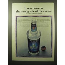 1964 Calvert Gin Ad - Wrong Side of the Ocean