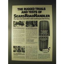 1976 Sears RoadHandler Tires Ad - The Rugged Trials