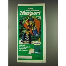 1978 Newport Cigarettes Ad - Pleasure