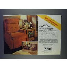 1980 Sears Wall Hugger Easy Chair Ad