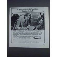 1980 Talbots Fashion Ad - Get Down to Basics